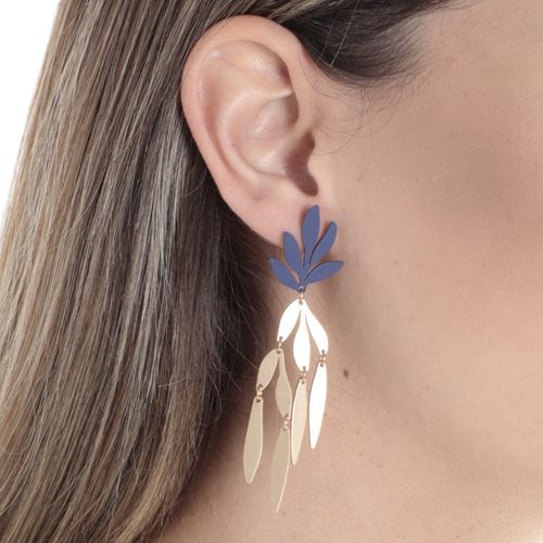 Aretes largos para mujer