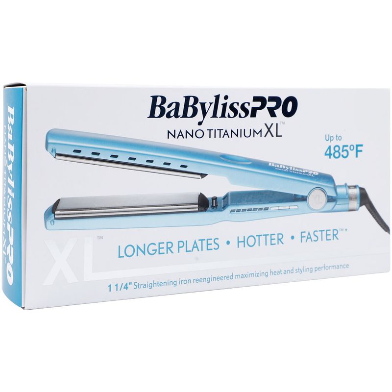 Plancha alisadora BabylissPro nano titanium XL 1¼