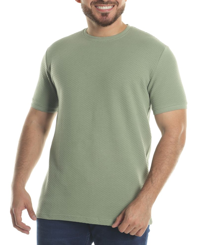 104700181-Camiseta-Denim---Flower-verde-con-textura-para-hombre