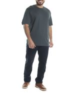104700189-Camiseta-oversize-fit-Denim---Flower-gris-con-textura-para-hombre