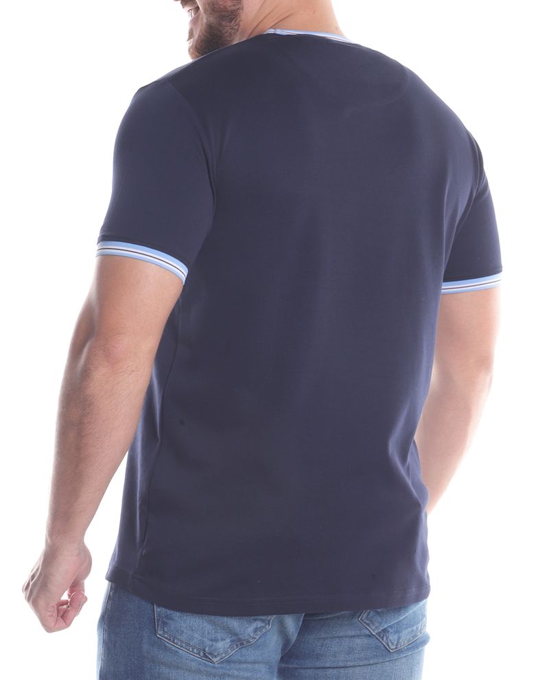 104700193-Camiseta-Denim---Flower-navy-solida-para-hombre