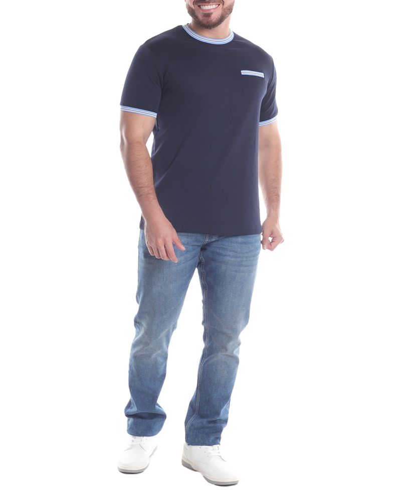 104700193-Camiseta-Denim---Flower-navy-solida-para-hombre