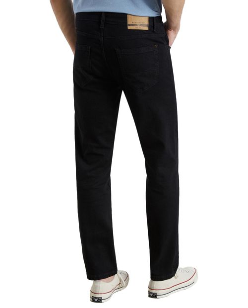 Jeans Easy Wear straight fit negro denim para hombre