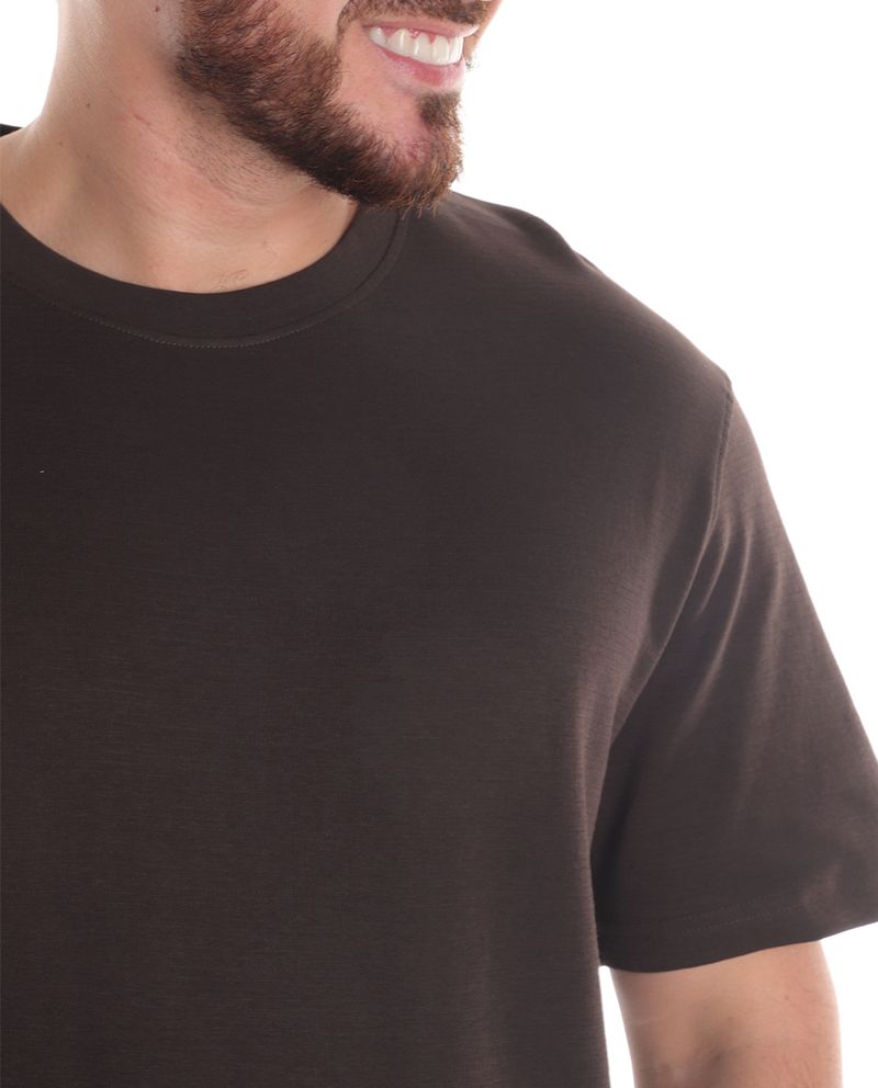 104700169-Camiseta-basica-Denim-and-Flower-cafe-oscuro-texturizada-para-hombre