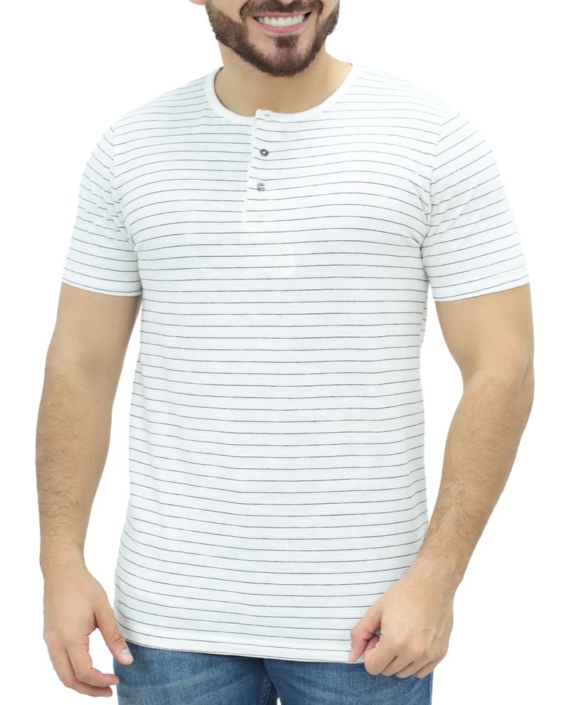 104699022-Camiseta-henley-Denim-and-Flower-blanca-rayada-para-hombre