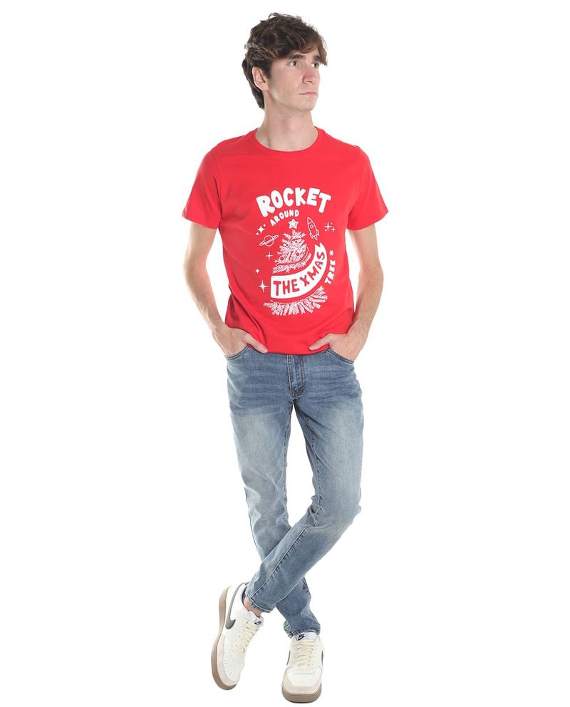 104744097-6-Camiseta-Orange-roja--Rocket-around...--para-hombre