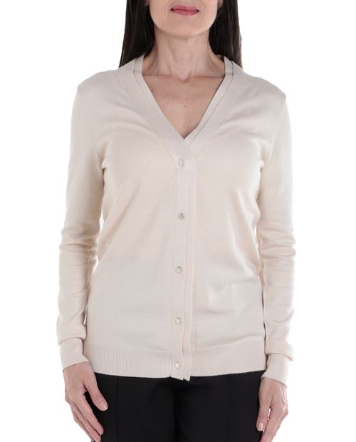 Suéter Nicolle cárdigan beige para mujer