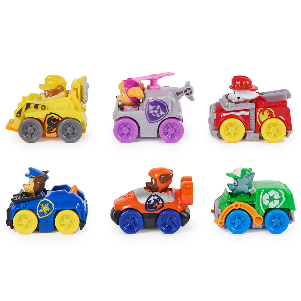 Paw Patrol Core Conjunto Figura Pup Squad Rescue Racer