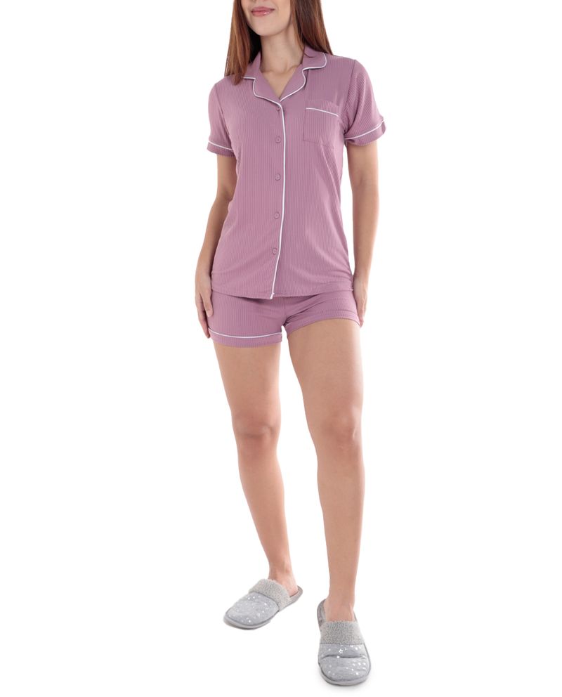 104677750-Pijama-con-short-Rachel-Roy-morada-para-mujer