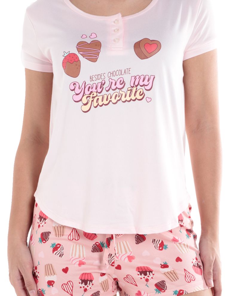 104677768-Pijama-con-short-Rachel-Roy-estampada-para-mujer