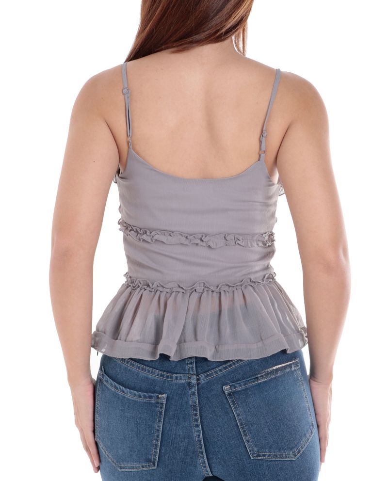 104605716-Blusa-Orange-peplum-gris-de-tirantes-para-mujer