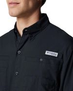 Camisa-Columbia-Tamiami™--II-PFG-negra-con-textura-para-hombre
