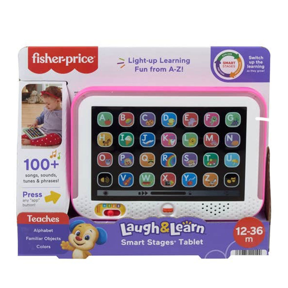FisherPrice Tablet Aprendizaje Crece Conmigo Rosa Bebé