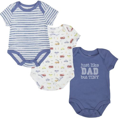 Set de 3 mamelucos multicolor con estampado para bebé niño