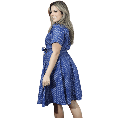 Vestido manga corta para mujer