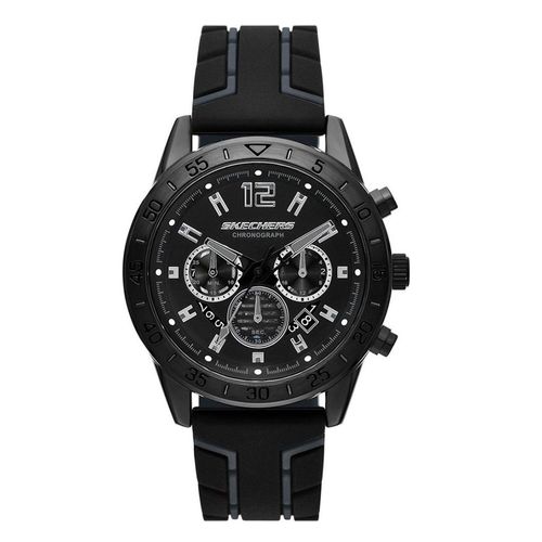 Reloj Skechers análogo/cronógrafo resina negro para hombre