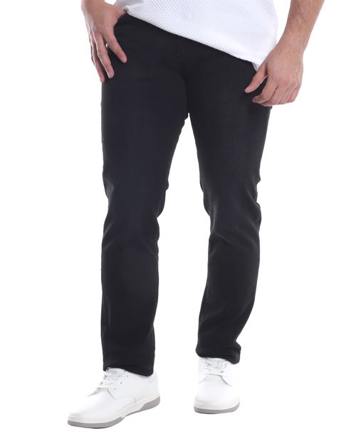 Jeans slim fit Unexpected negro denim para hombre