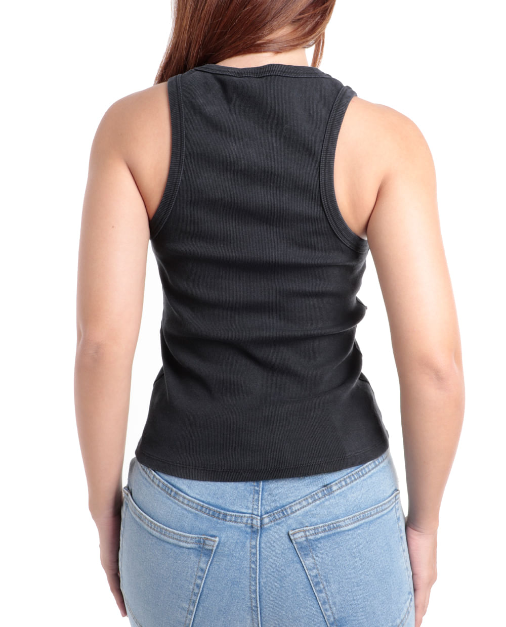 Camiseta Unexpected tank top negra sin mangas para mujer - Siman Nicaragua, image size:1000x1240