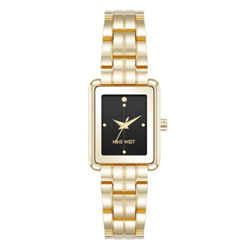 Reloj Nine West análogo metálico dorado para mujer