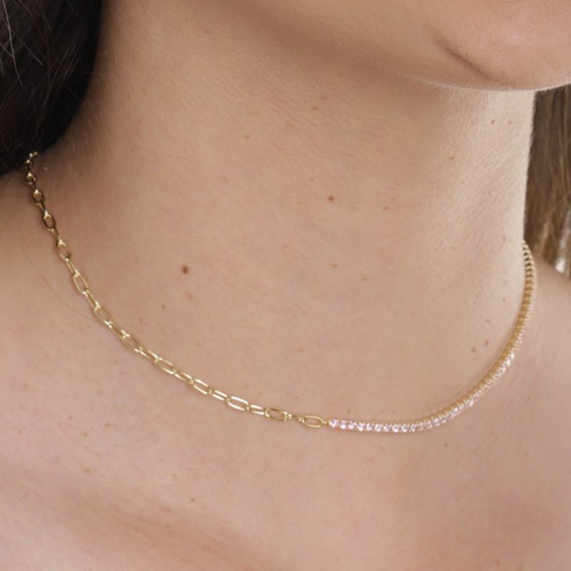 104668493-Cadena-de-plata-bicolor-2mm-15--para-mujer