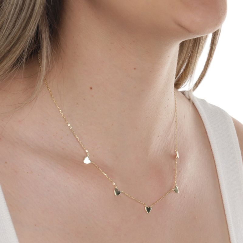 104668499-Cadena-de-corazones-de-plata-color-dorado-1mm-18--para-mujer