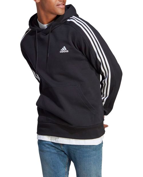 Hoodie deportivo Adidas Essential 3 negro para hombre