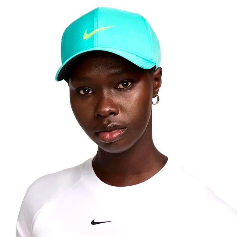 Gorra deportiva Nike turquesa para mujer