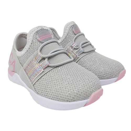 Zapato deportivo casual Nautica gris para niña bebé