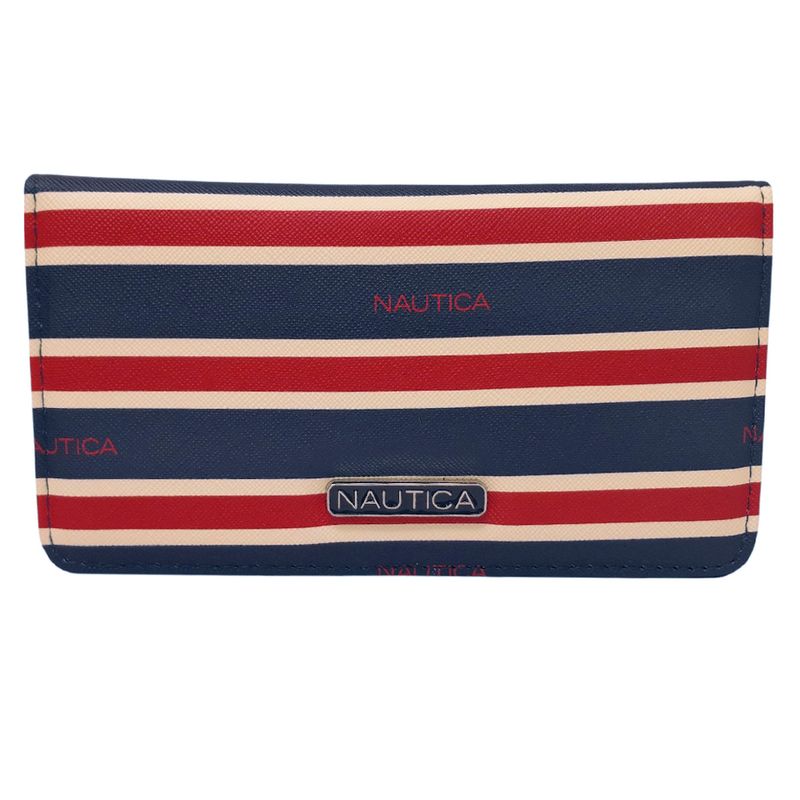 Billetera flap Nautica multicolor para mujer