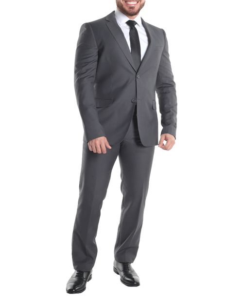 Traje Unexpected slim fit gris heather para hombre