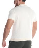 104633901-Camisa-polo-Unexpected-ivory-con-rayas-texturizadas-para-hombre