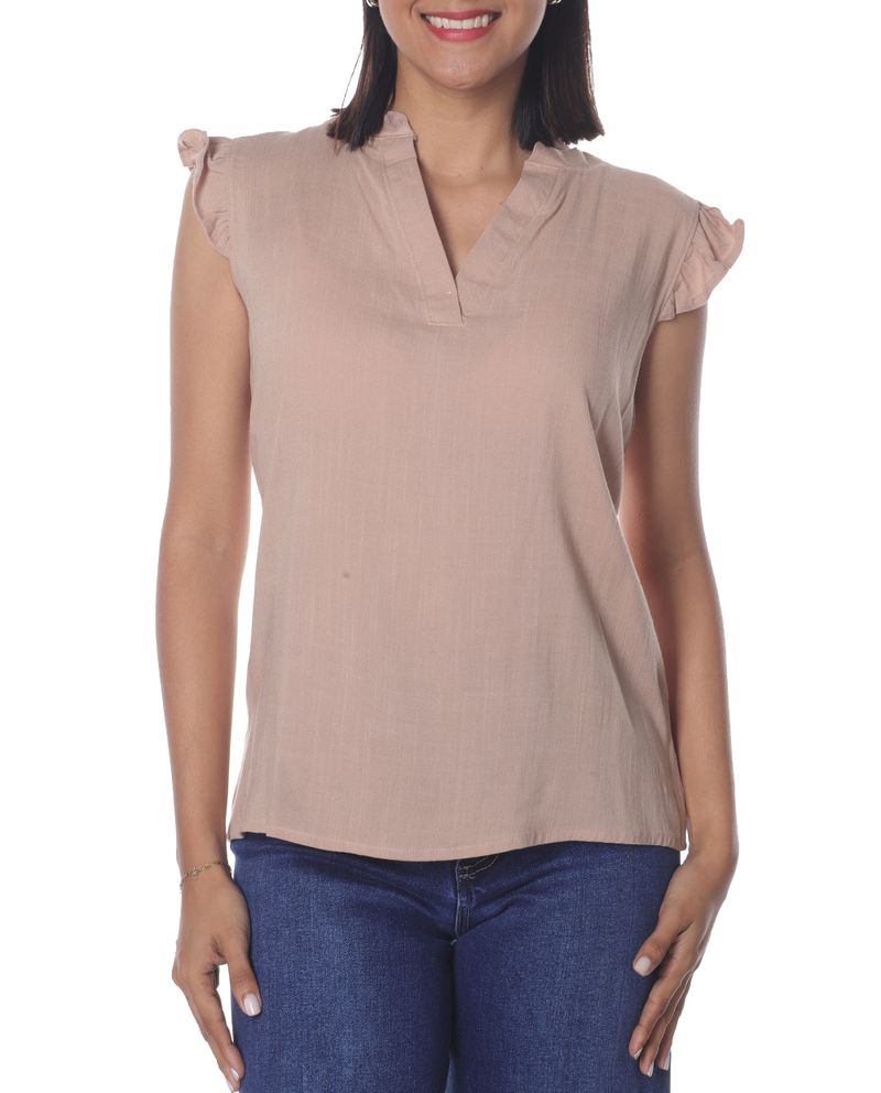 104712102-Blusa-Nicolle-casual-beige-manga-corta-para-mujer