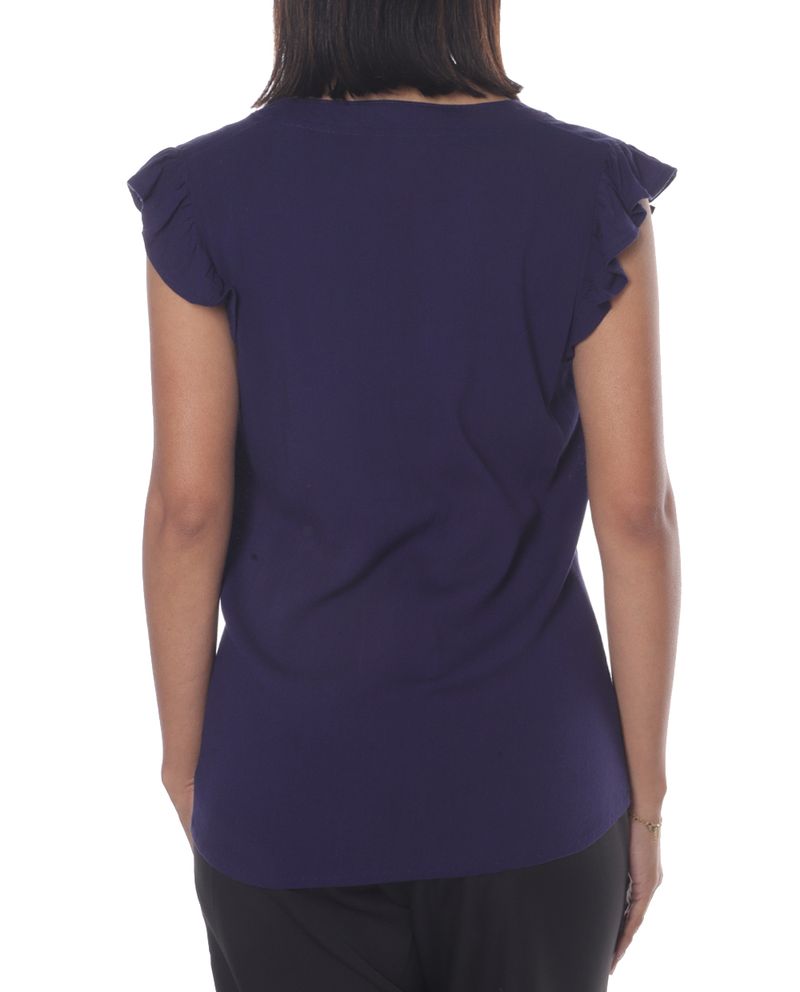 104712112-Blusa-Nicolle-casual-azul-manga-corta-para-mujer