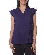 104712112-Blusa-Nicolle-casual-azul-manga-corta-para-mujer