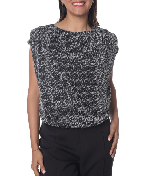 Blusa Marcella formal manga corta para mujer