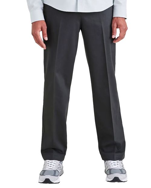 Pantalón chino Dockers gris oscuro sólido para hombre