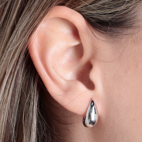 Aretes de plata en plateado para mujer