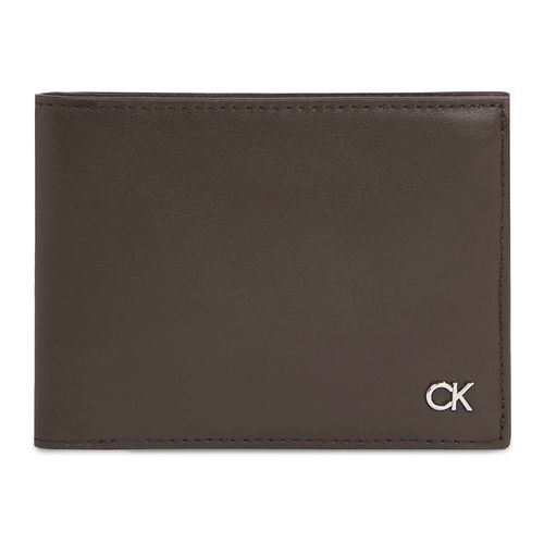 Billetera trifold Calvin Klein sólida para hombre