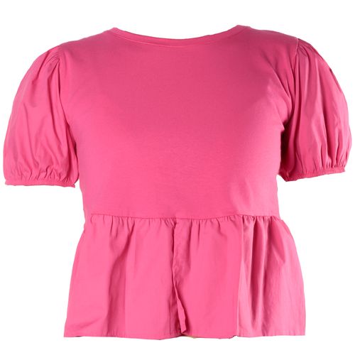 Blusa rosada sólido para niña