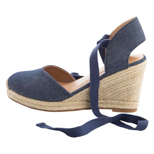Sandalias Martina con taco tipo cuña para mujer