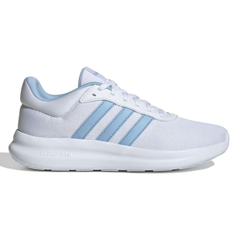 Zapato casual Adidas Lite Racer color blanco para mujer