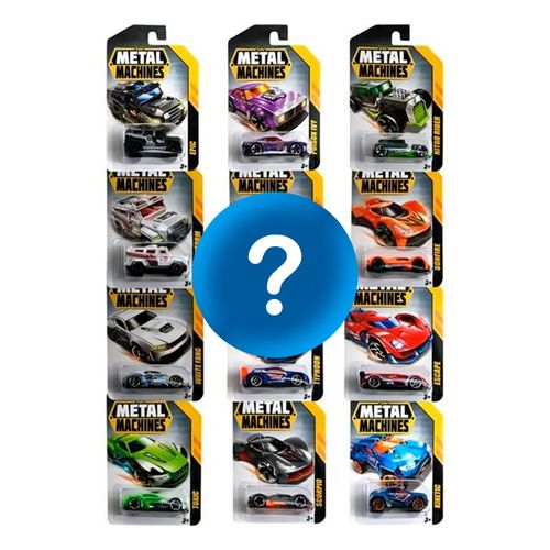 Surtido 1 pieza Zuru Metal Machine Vehículo de Colección Metálico