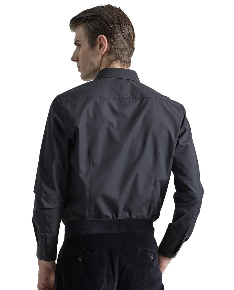 104784553-Camisa-de-vestir-slim-fit-Puro-Ego-negra-solida-para-hombre