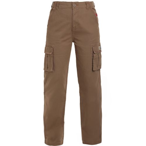 Pantalón café sólido para niño