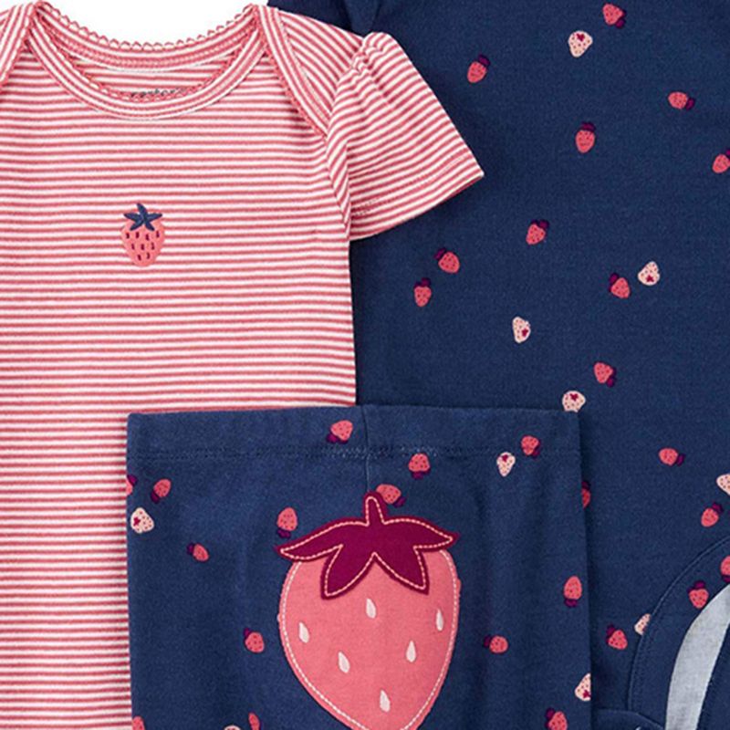 Conjunto-de-3-piezas-multicolor-con-estampado-de-fresas-para-bebe-niña