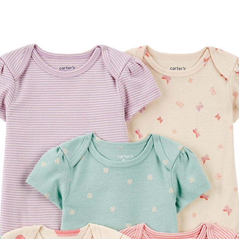 Set-de-5-mamelucos-multicolor-con-estampado-para-bebe-niña