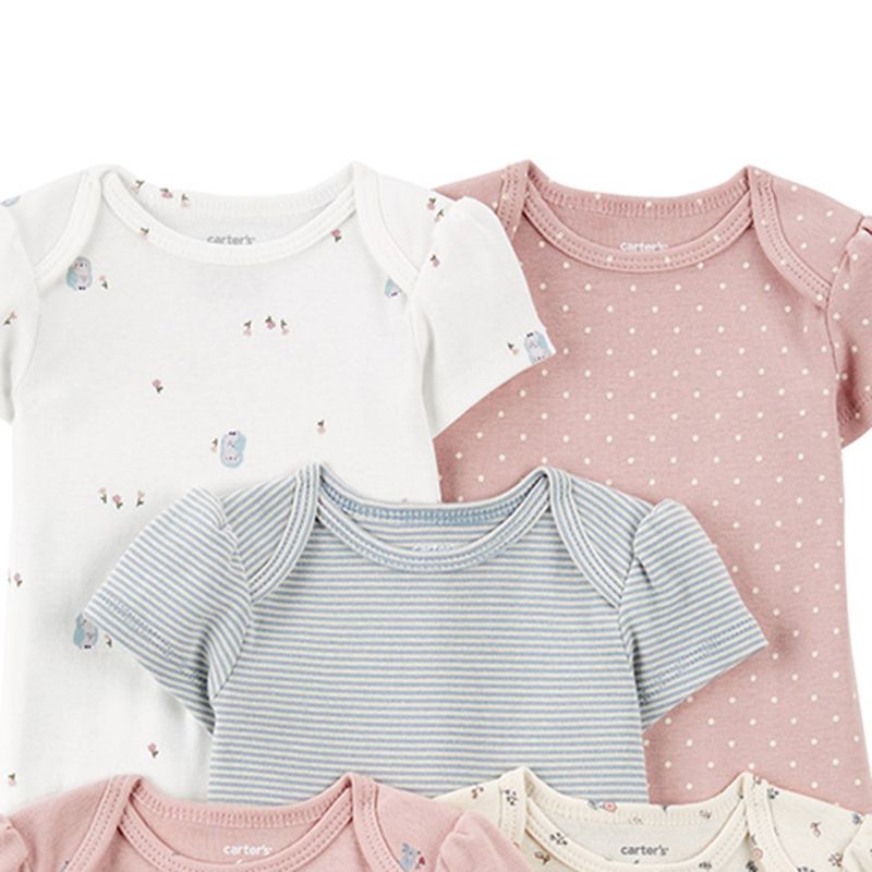 Set-de-5-mamelucos-multicolor-con-estampado-para-bebe-niña