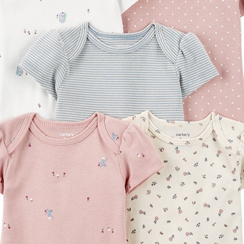Set-de-5-mamelucos-multicolor-con-estampado-para-bebe-niña