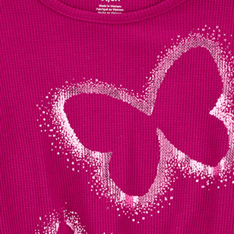 Blusa-rosada-con-estampado-de-mariposas-para-niña