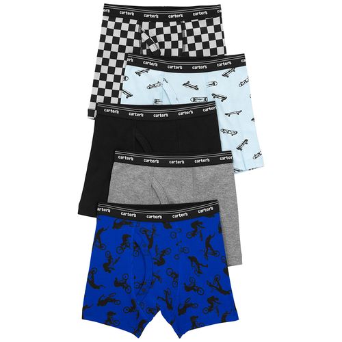 Set de 5 piezas ropa interior multicolor con estampado para niño